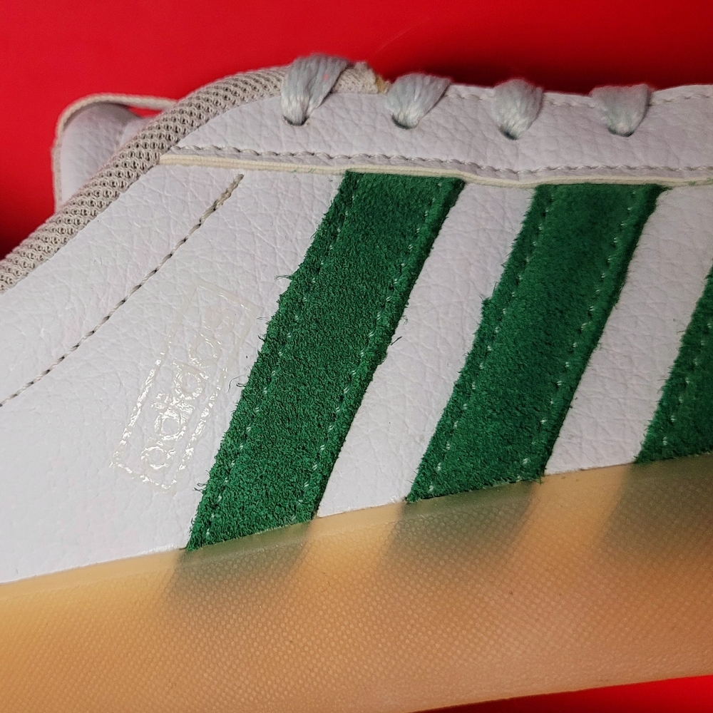 Adidas VL Court 3.0 Green Stripes Men's Casual Sneakers #133595173 size 8 - Picture 7 of 11